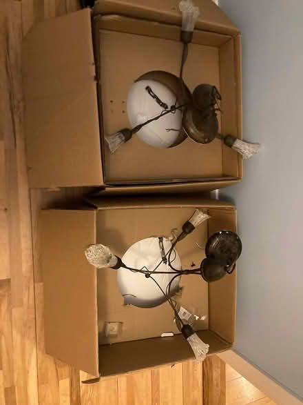 Photo of free Two elegant light fittings (Swords - near pavilions) #3