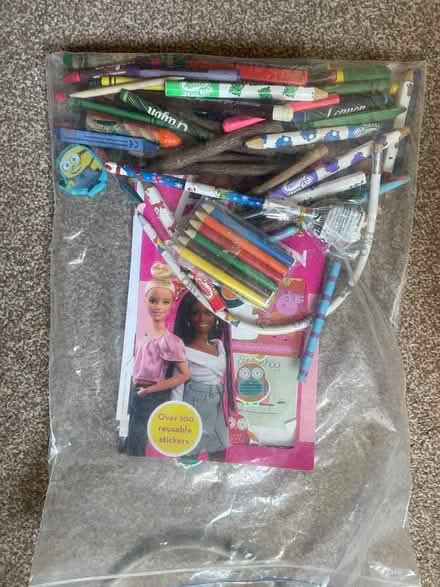 Photo of free Small bag of pencils, crayons and stickers (Oakridge RG21) #1