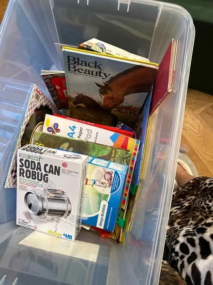 Photo of free Box of kids books and puzzles (Clapham Junction SW11) #1