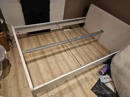 Photo of free Double bed frame. (as trash) (Chells Manor SG1) #1
