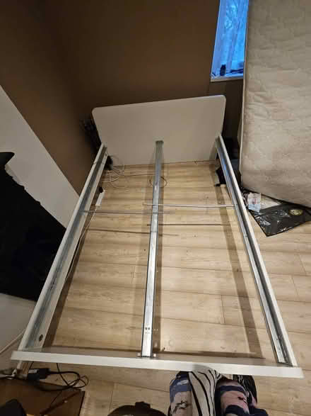 Photo of free Double bed frame. (as trash) (Chells Manor SG1) #3