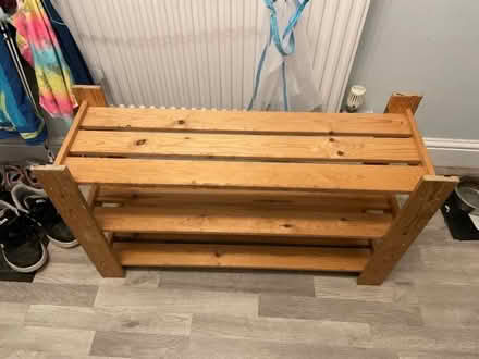 Photo of free Wooden shoe rack (Oakridge RG21) #1