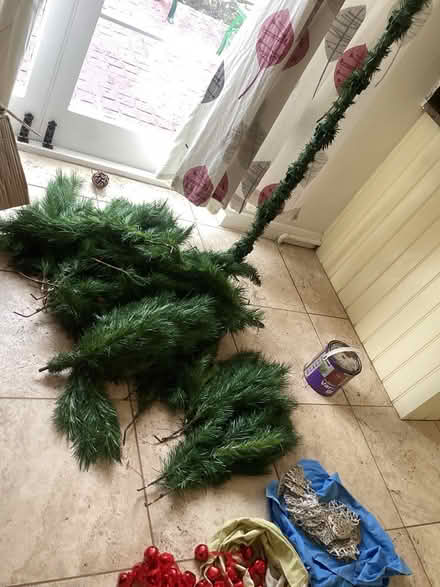 Photo of free X mas tree and decorations (Camberley) #3