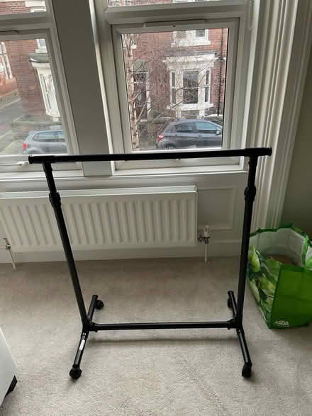 Photo of free Black clothes rail (Heaton, NE6) #2