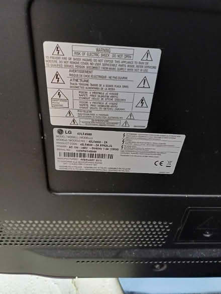 Photo of free Flat screen tv (DE5 Codnor) #3