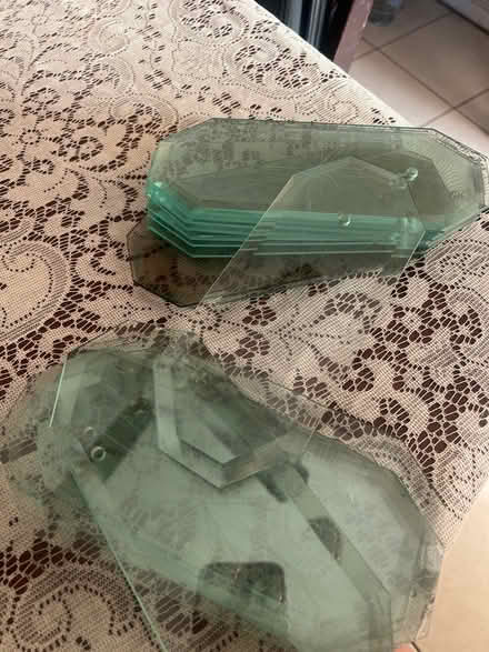 Photo of free 18 chandelier glass plates (Canarsie) #1