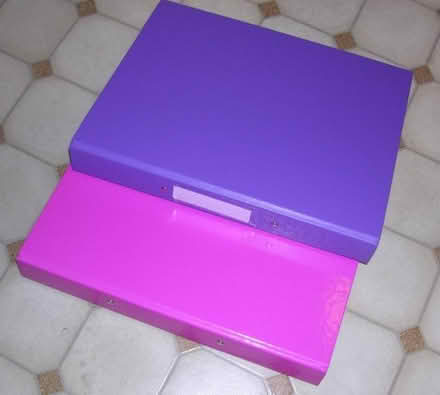 Photo of free Two new ring files as shown / Pink / Purple (Four Marks GU34) #1