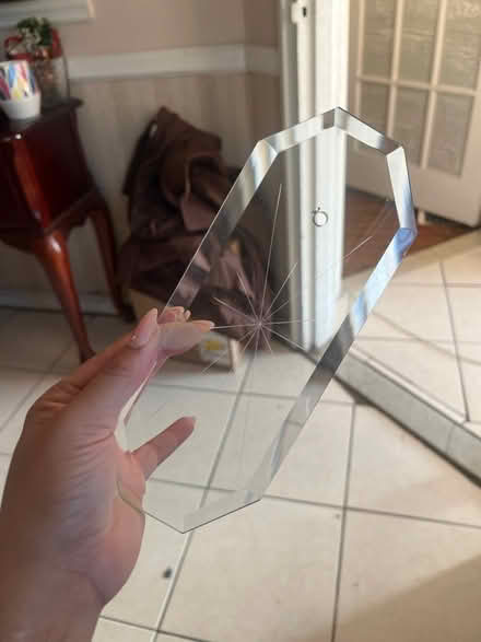 Photo of free 18 chandelier glass plates (Canarsie) #2