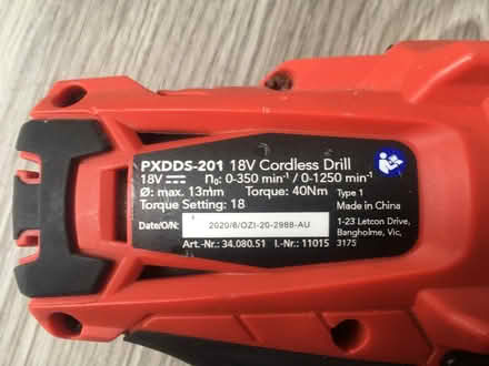 Photo of free Ozito PXDDS-201 18v Cordless Drill (Pennant Hills) #2