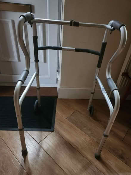 Photo of free Lightweight folding walking frame. (Farnborough GU14) #1