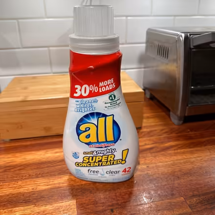 Photo of free 1/2 bottle of All laundry detergent (West Seattle Admiral) #1