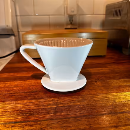 Photo of free Pour over coffee filter holder (West Seattle Admiral) #3