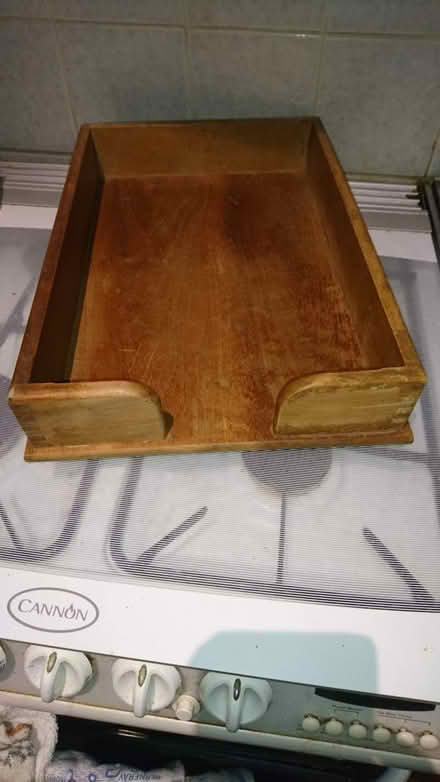 Photo of free Wooden In/Out tray (Church Hill North B98) #1