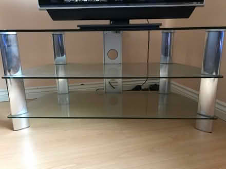 Photo of free Glass TV unit - BS34 (Stoke Gifford BS34) #1
