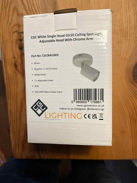 Photo of free Brand new GU10 white single spotlight (Dyke Road area BN1) #1