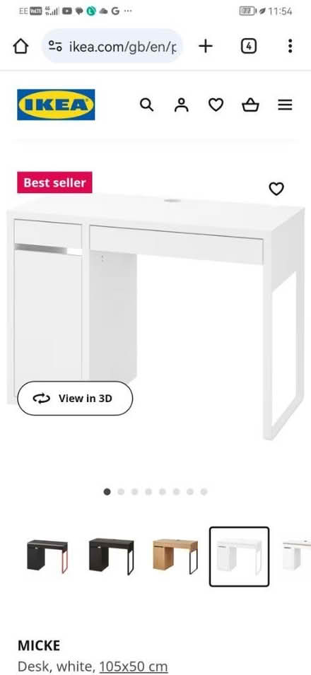 Photo of free Ikea micke desk 105cm by 50cm (RM12) #1
