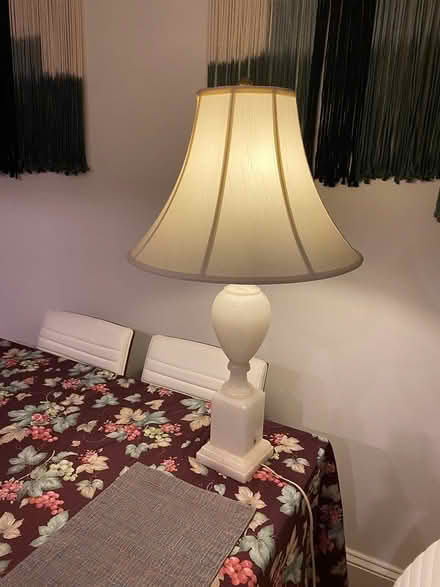 Photo of free traditional alabaster lamp (Brightwood Park/Petworth DC) #1