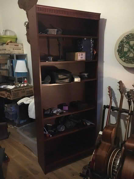 Photo of free Dark wood shelves (G42) #2