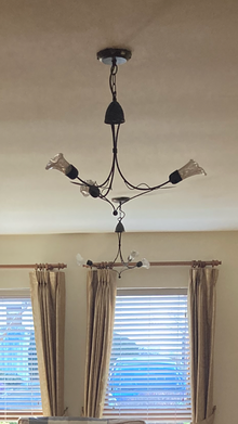 Photo of free Two elegant light fittings (Swords - near pavilions) #2