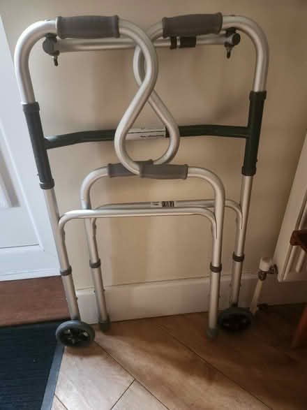 Photo of free Lightweight folding walking frame. (Farnborough GU14) #3