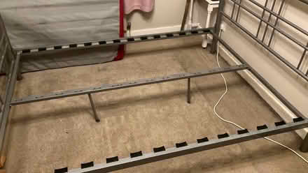 Photo of free Metal, double bed frame (Central Lancaster LA1) #3