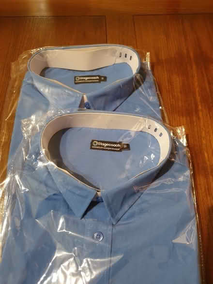 Photo of free Blue shirt 18" collar (Kendal LA9) #1