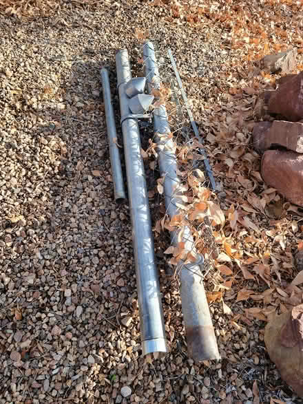 Photo of free 2 metal fence posts (Constitution and Carlisle NE) #1