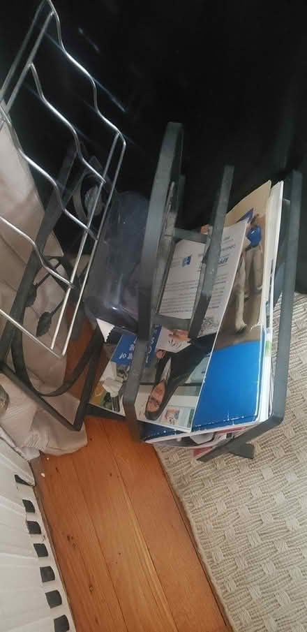 Photo of free Metal magazine rack (NE Yonkers) #2