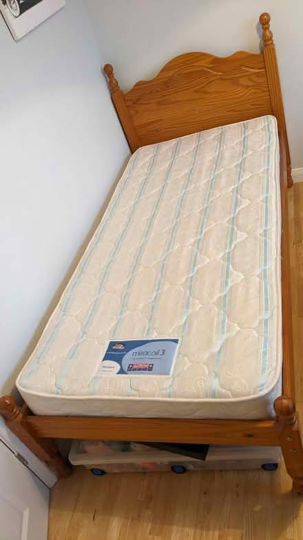 Photo of free Wooden single bed frame (Bracknell RG12) #1