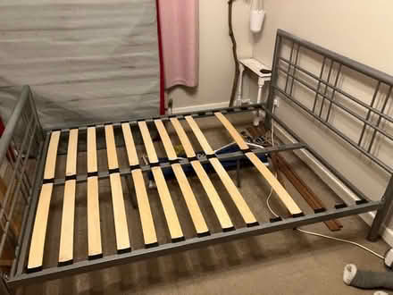 Photo of free Metal, double bed frame (Central Lancaster LA1) #1