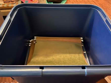Photo of free File box and files (Gaithersburg, MD) #2