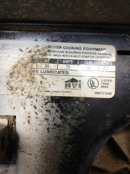 Photo of free Bathroom fan, 50 CFM (Maple Leaf) #2