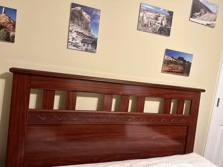 Photo of free Headboard and bed frame (Forest Lakes) #1