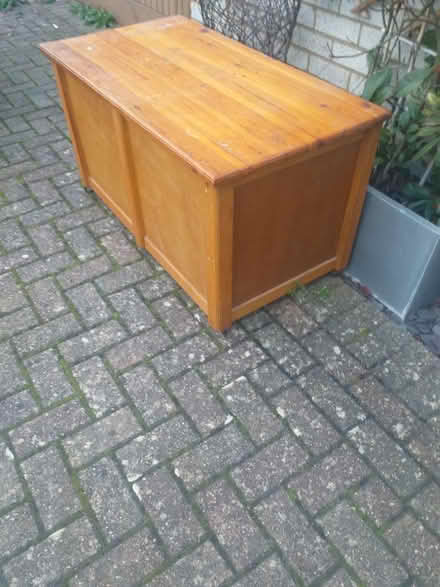 Photo of free Wooden storage chest (Oakridge, Basingstoke RG21) #2