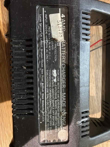 Photo of free Lucas car battery charger (Chalford Hill GL6) #3