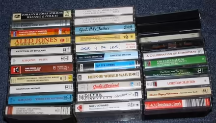 Photo of free Audio tapes of classical music, hymns, wartime songs, etc. (Barrow upon Soar LE12) #2