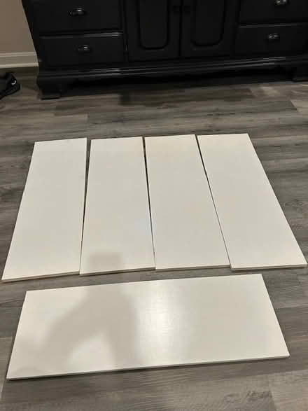 Photo of free 1/2" White Cabinet Shelves (20020) #1