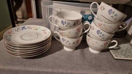 Photo of free Cups and saucers set 3 (Keighley, BD20) #1