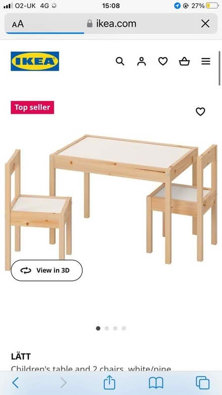 Photo of kid table (& chairs) 23DecPM (Orpington BR6) #1