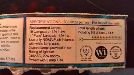 Photo of free Christmas tree lights (set 1) (Newbury Racecourse RG14) #1