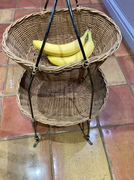 Photo of free Wicker or rattan vegetable rack (Chalford Hill GL6) #3