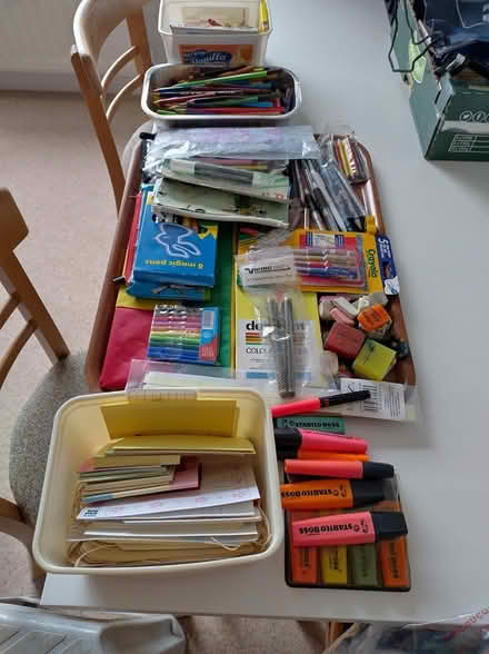 Photo of free Various crayons etc (Effingham) #1