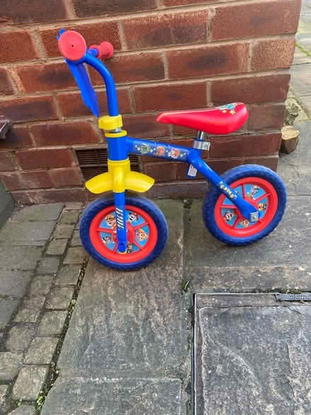 Photo of free Paw patrol balance bike (L38) #2