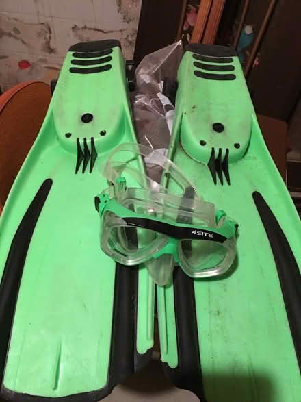 Photo of free Snorkeling swim fins and mask (West Windsor New Jersey) #2