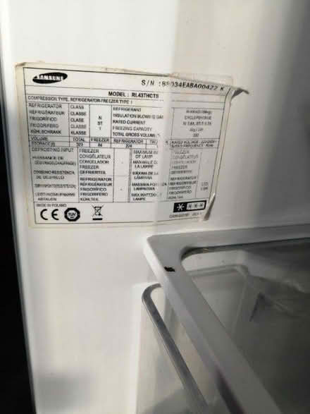 Photo of free Samsung fridge freezer (Baldock SG7) #2