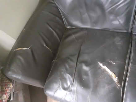 Photo of free 3 seater leather sofa (Westwood BA15) #2