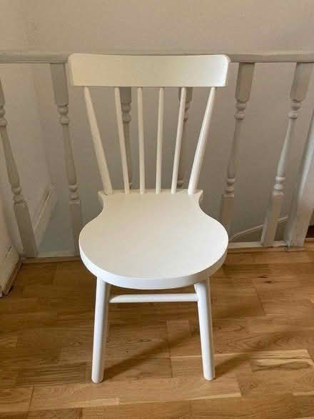 Photo of free White dining chair (Halifax HX1) #1