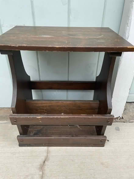Photo of free Side table with storage (Charleston) #2