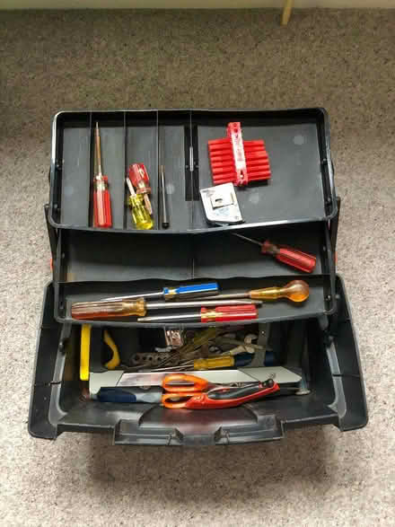 Photo of free Tool box with assorted tools (Liphook GU30) #1