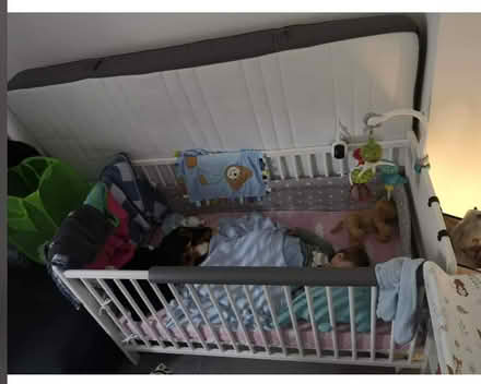 Photo of free Toddler cot bed and changing topper (Ballyfermot) #1